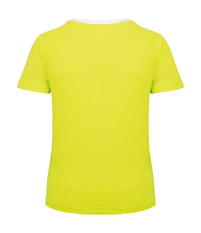 Proact ECO friendly Sportshirt Duo | Dames | Wit-Fluogeel