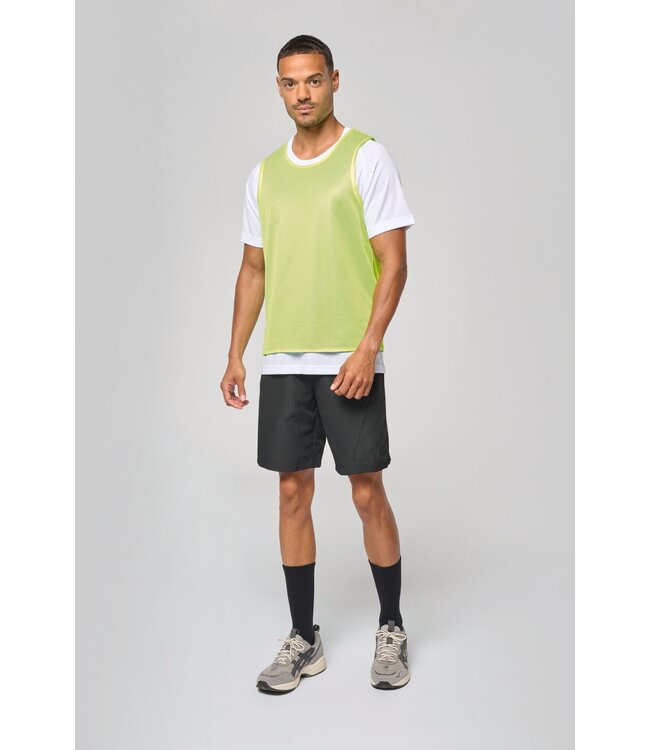 Omkeerbaar trainingshesje | Royalblue-Fluogeel