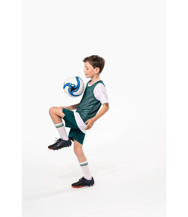 Omkeerbaar trainingshesje | Royalblue-Fluogeel