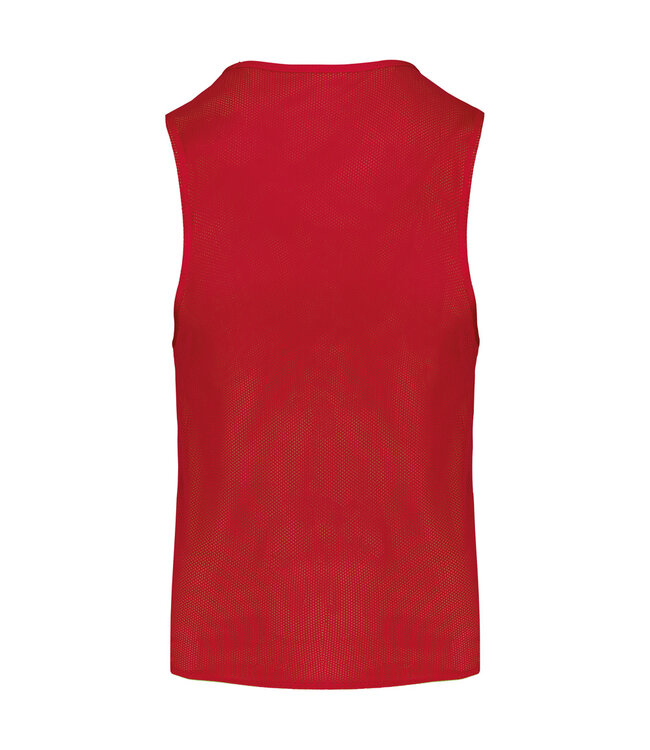 Omkeerbaar trainingshesje | Rood-Wit