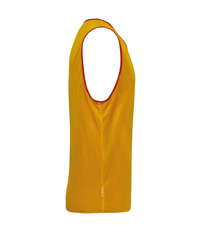 Omkeerbaar trainingshesje | Rood-Geel