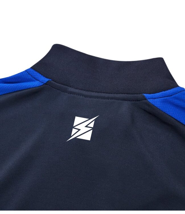 Zeus Trainingsjack Relax Start Kids en Adults | Navy-Fluogeel