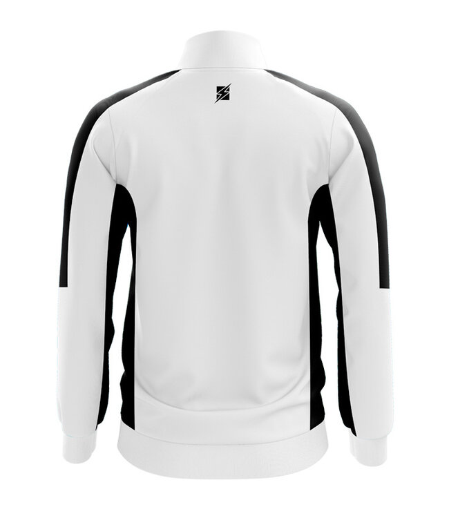 Zeus Trainingsjack Relax Start Kids en Adults | Wit - Zwart