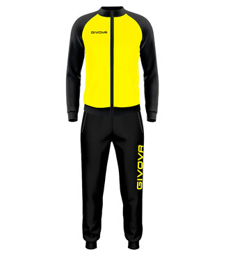 Givova Trainingspak Cuba KIDS en ADULTS │Geel - Zwart