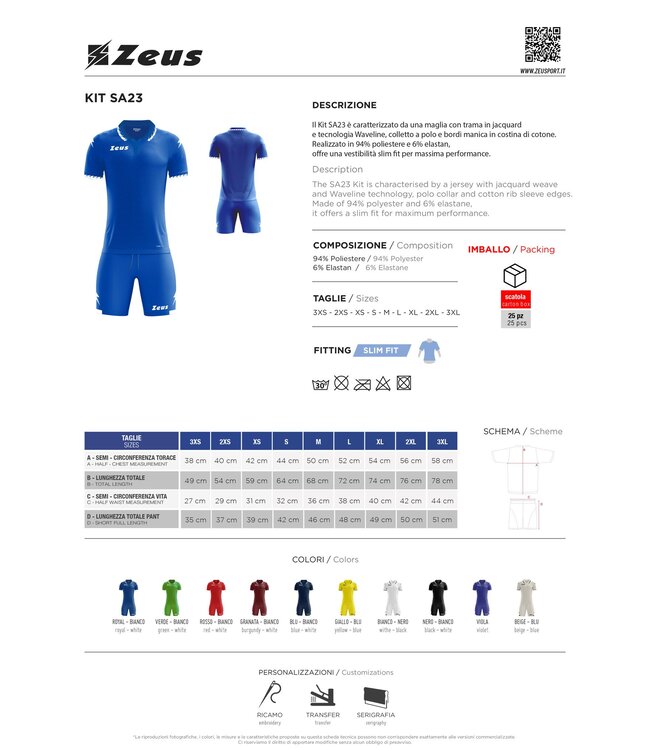 Zeus Set SA23 | Rood