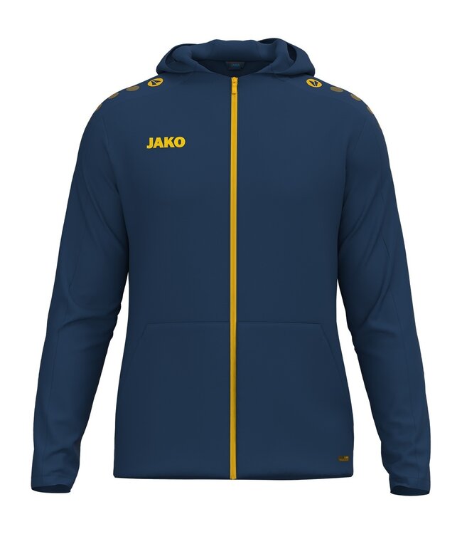 JAKO Jas met Kap One | Heren-Dames-Kids│Navy-Citroen