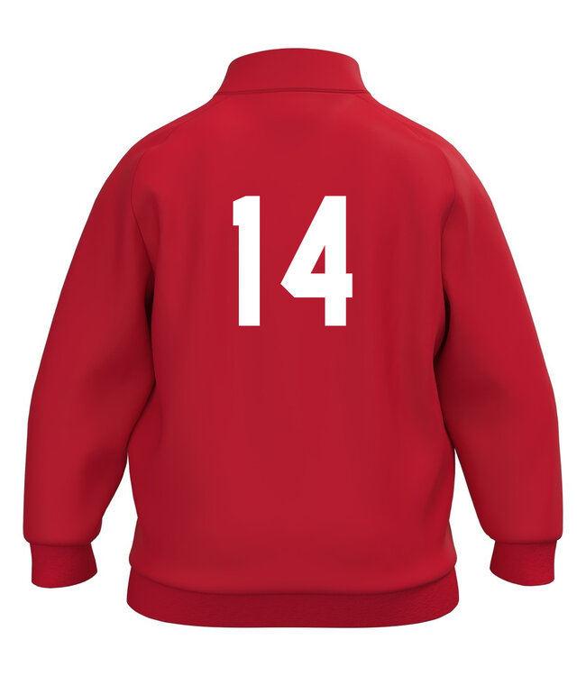 JAKO Baby trainingsjasje | Rood  | Broek kleur zwart los bij te bestellen.