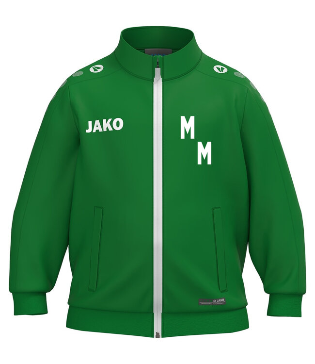 JAKO Mini Kids trainingsjasje | Sportgroen | Broek kleur zwart los bij te bestellen.