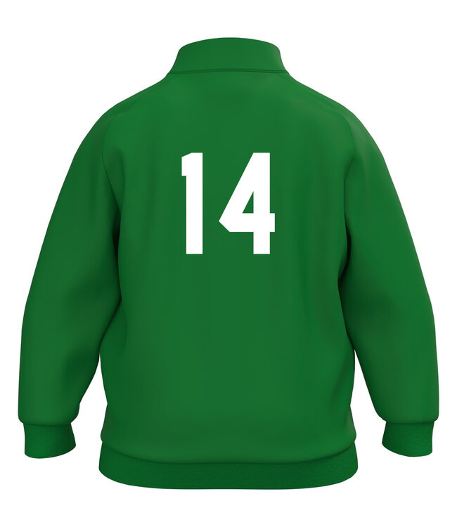 JAKO Mini Kids trainingsjasje | Sportgroen | Broek kleur zwart los bij te bestellen.