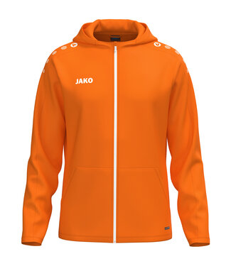 JAKO Jas met Kap One | Heren-Dames-Kids│Fluo Oranje