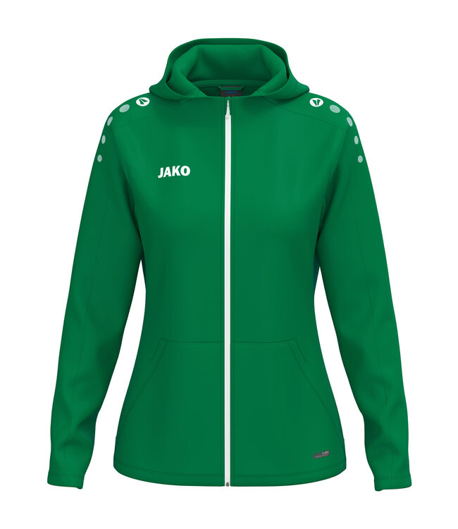 JAKO Jas met Kap One | Heren-Dames-Kids│Sportgroen