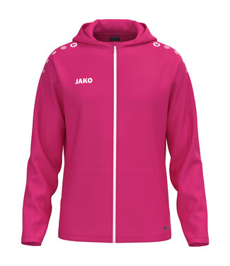 JAKO Jas met Kap One | Heren-Dames-Kids│Deep Pink