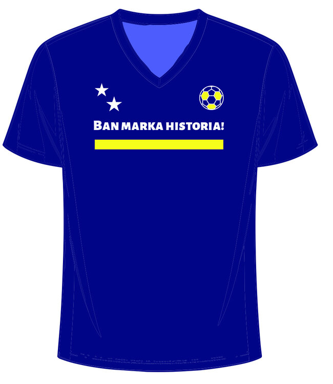 Fun Fan Shirt Curaçao | Ban marka historia | Uni