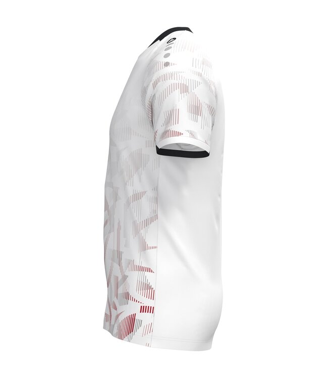 JAKO Shirt Sonic | Kids en Uni | Wit - Rood - Grijs