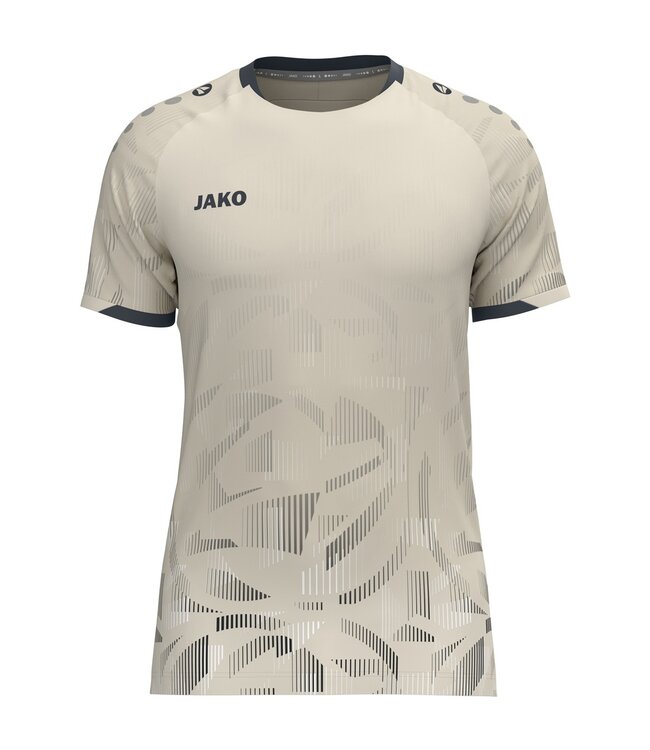 JAKO Shirt Sonic | Kids en Uni | Off White - Zwart - Wit