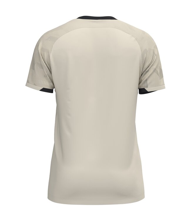 JAKO Shirt Sonic | Kids en Uni | Off White - Zwart - Wit