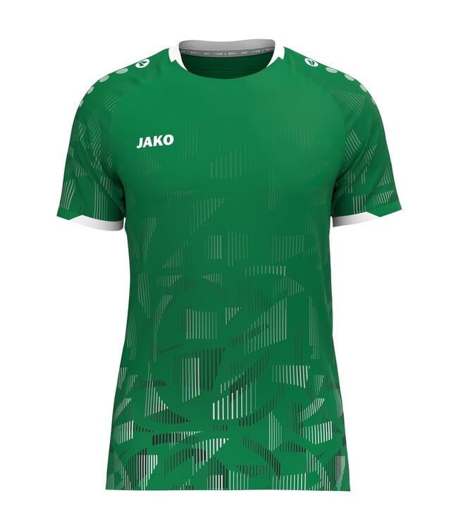 JAKO Shirt Sonic | Kids en Uni | Groen - Zwart - Wit