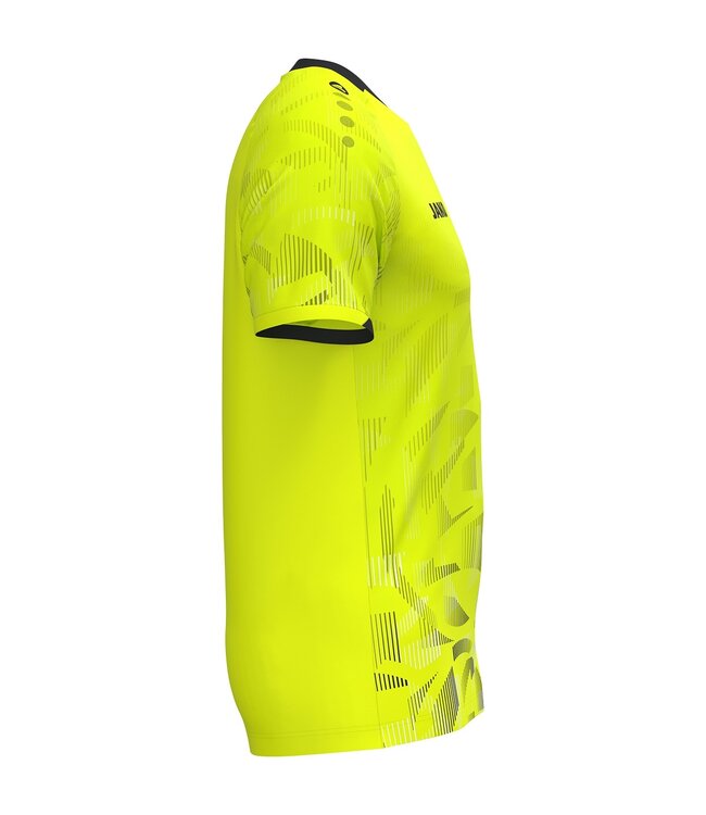 JAKO Shirt Sonic | Kids en Uni | Fluogeel - Zwart - Wit