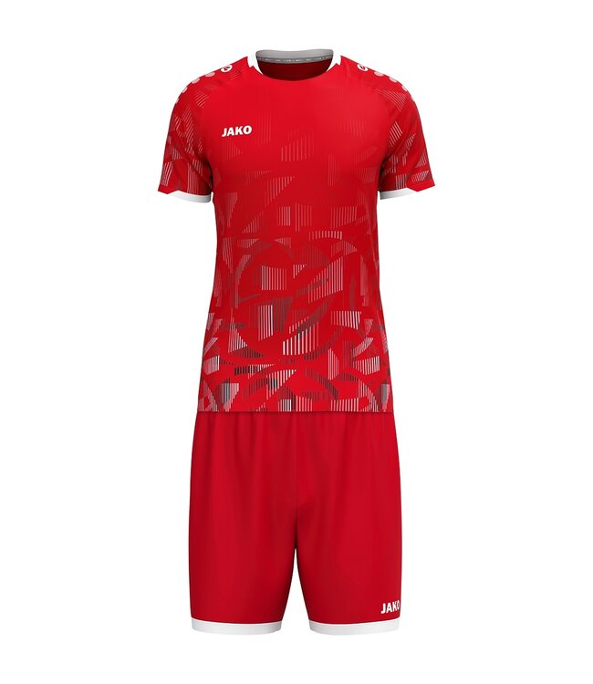 JAKO Shirt Sonic | Kids en Uni | Rood - Zwart - Wit