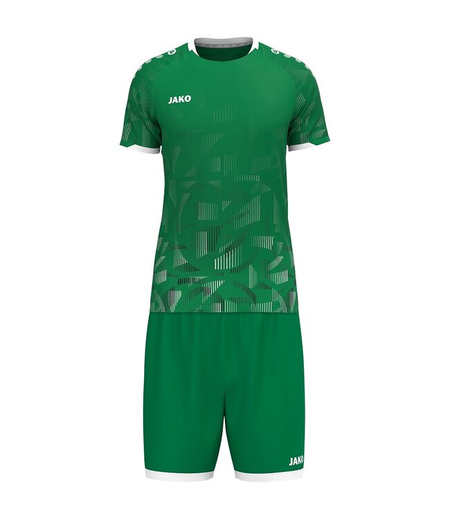 JAKO Shirt Sonic | Kids en Uni | Groen - Zwart - Wit