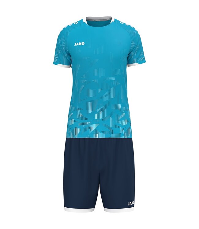 JAKO Shirt Sonic | Kids en Uni | Aqua - Marine - Wit