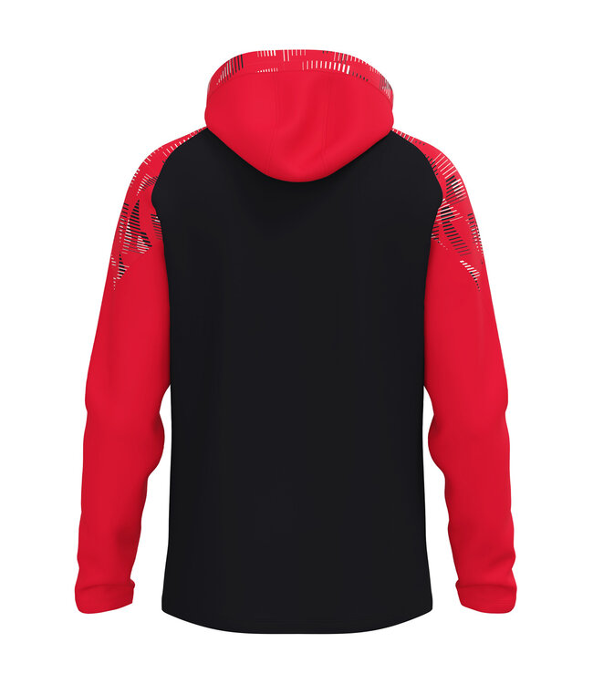 JAKO Jas met Kap Sonic | Heren-Dames-Kids│Zwart-Rood