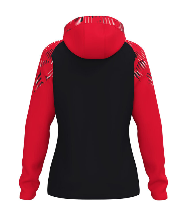 JAKO Jas met Kap Sonic | Heren-Dames-Kids│Zwart-Rood