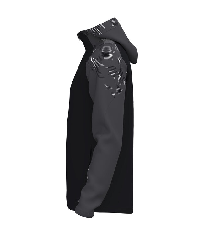 JAKO Jas met Kap Sonic | Heren-Dames-Kids│Zwart-Antraciet