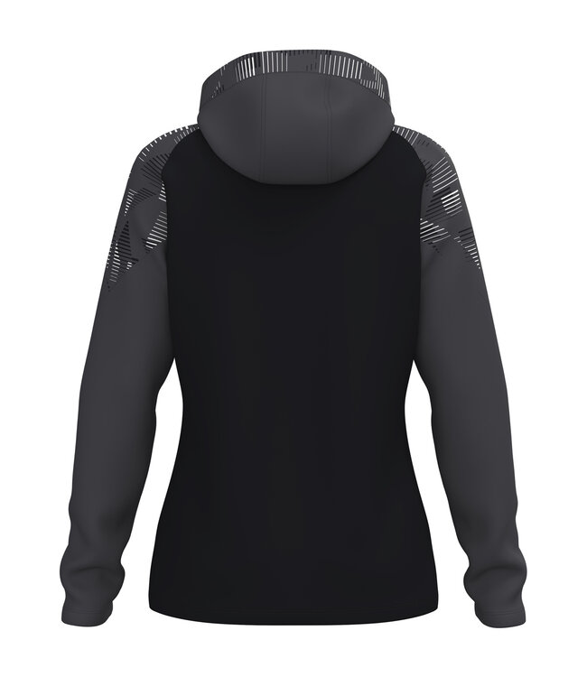 JAKO Jas met Kap Sonic | Heren-Dames-Kids│Zwart-Antraciet