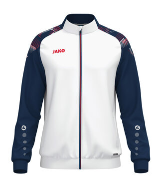 JAKO Polyestervest Sonic | Uni-Kids | Wit-Marine-Rood