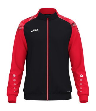 JAKO Polyestervest Sonic | Uni-Kids | Zwart-Rood