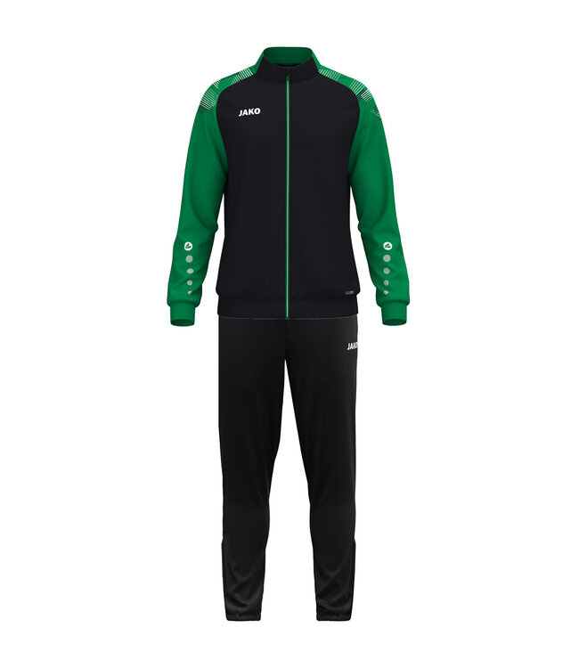 JAKO Polyestervest Sonic | Uni-Kids | Zwart-Groen