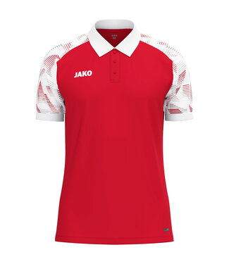 JAKO Polo Sonic | Uni - Kids | Rood - Wit