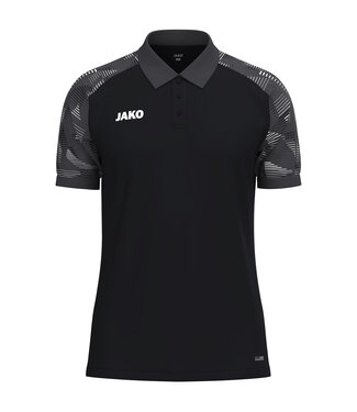 JAKO Polo Sonic | Uni - Kids | Zwart - Antraciet