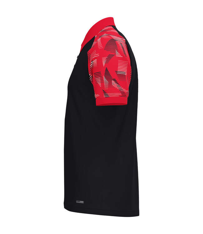JAKO Polo Sonic | Uni - Kids | Zwart - Rood