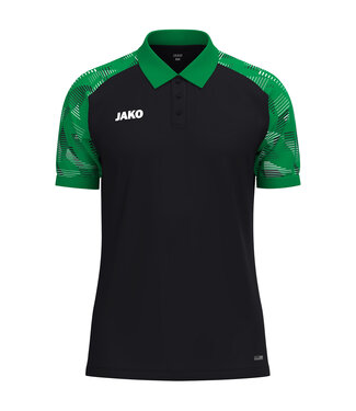 JAKO Polo Sonic | Uni - Kids | Zwart - Groen
