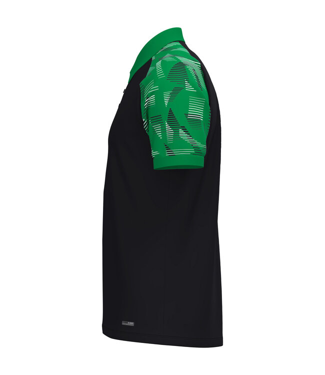 JAKO Polo Sonic | Uni - Kids | Zwart - Groen