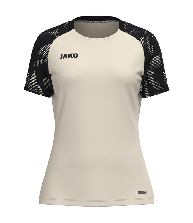 JAKO T-shirt Sonic | Kids - Uni - Dames | Off white -Zwart