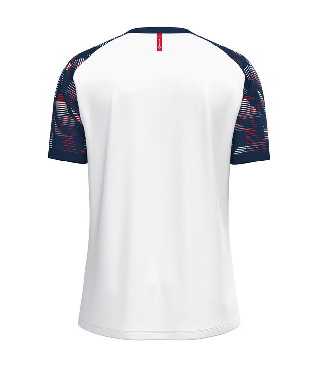 JAKO T-shirt Sonic | Kids - Uni - Dames | Wit - Marine - Rood