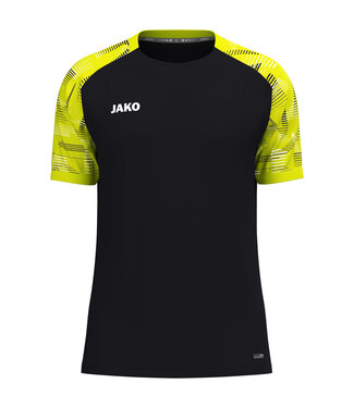 JAKO T-shirt Sonic | Kids - Uni - Dames | Zwart - Antraciet