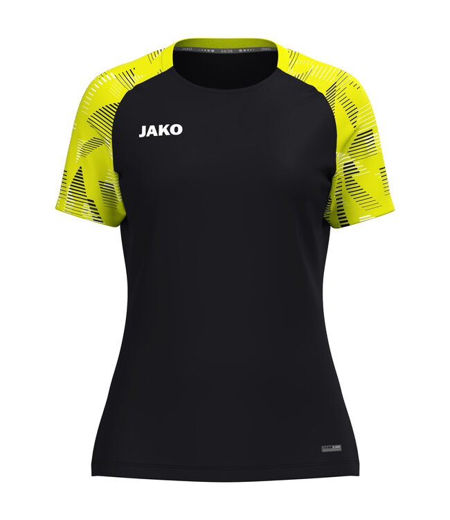 JAKO T-shirt Sonic | Kids - Uni - Dames | Zwart - Antraciet