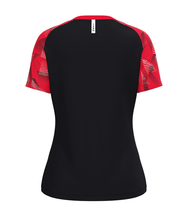 JAKO T-shirt Sonic | Kids - Uni - Dames | Zwart - Rood