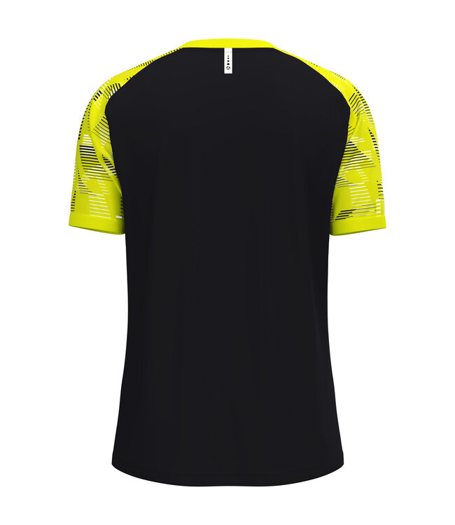 JAKO T-shirt Sonic | Kids - Uni - Dames | Zwart - Fluogeel