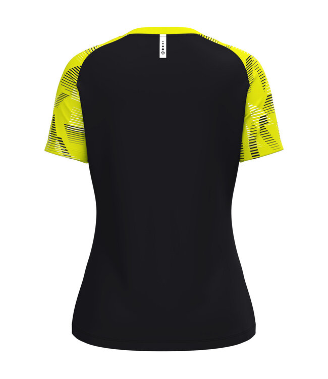 JAKO T-shirt Sonic | Kids - Uni - Dames | Zwart - Fluogeel