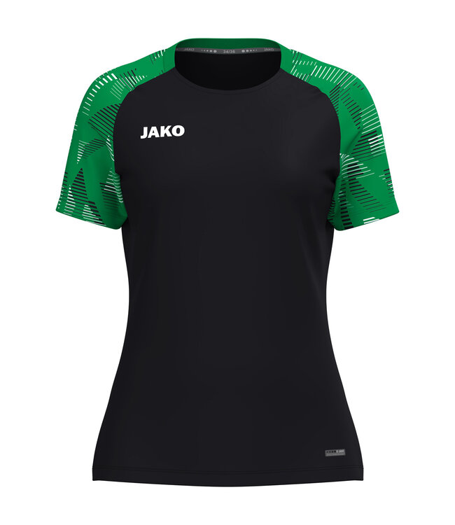 JAKO T-shirt Sonic | Kids - Uni - Dames | Zwart - Groen