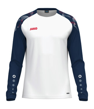 JAKO Sweater Sonic | Uni - Kids | Wit - Marine - Rood