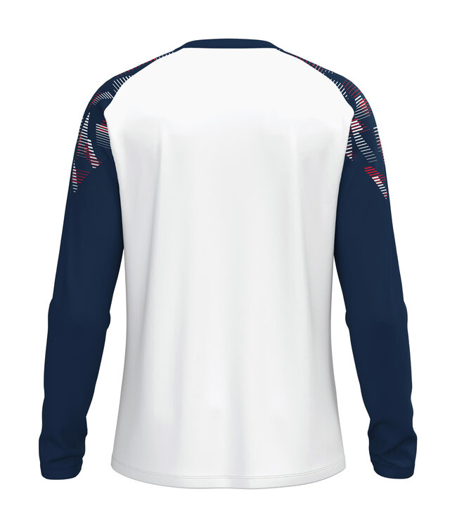 JAKO Sweater Sonic | Uni - Kids | Wit - Marine - Rood