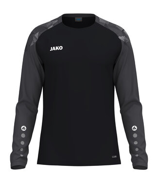 JAKO Sweater Sonic | Uni - Kids | Zwart - Antraciet