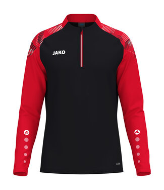 JAKO ZIPTOP Sonic | Kids en Uni | Zwart - Rood