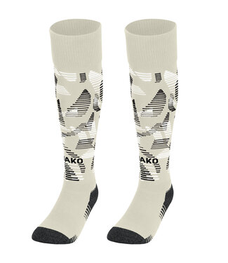 JAKO Kousen Sonic│Off White - Zwart - Wit